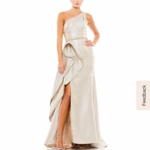 Mac Duggar Metallic evening gown (size 4)